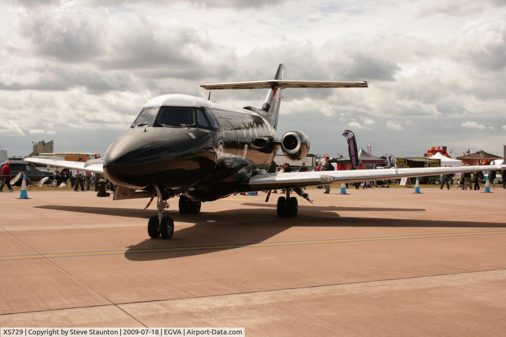 XS729, 1965 Hawker Siddeley HS.125 Dominie T.1 C/N 25049, Taken at the Royal International Air Tattoo 2009