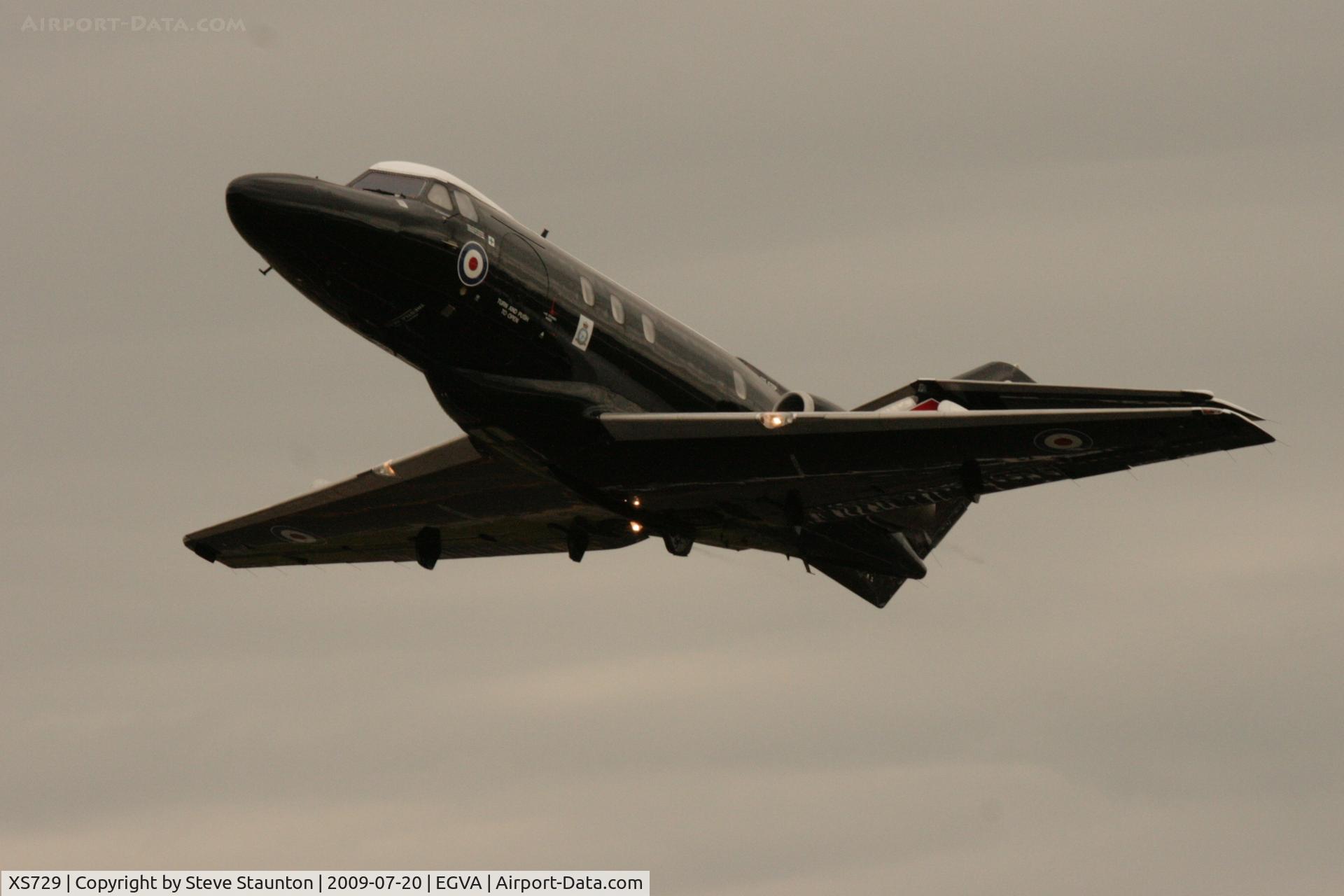 XS729, 1965 Hawker Siddeley HS.125 Dominie T.1 C/N 25049, Taken at the Royal International Air Tattoo 2009
