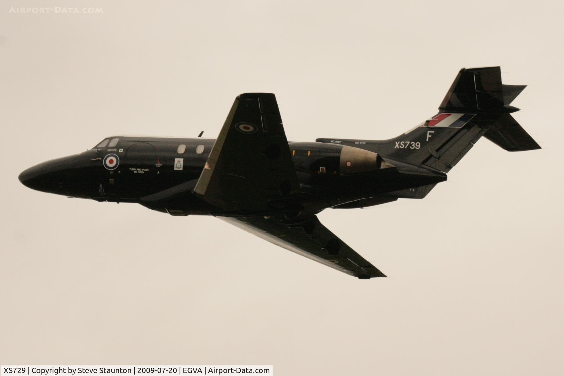 XS729, 1965 Hawker Siddeley HS.125 Dominie T.1 C/N 25049, Taken at the Royal International Air Tattoo 2009