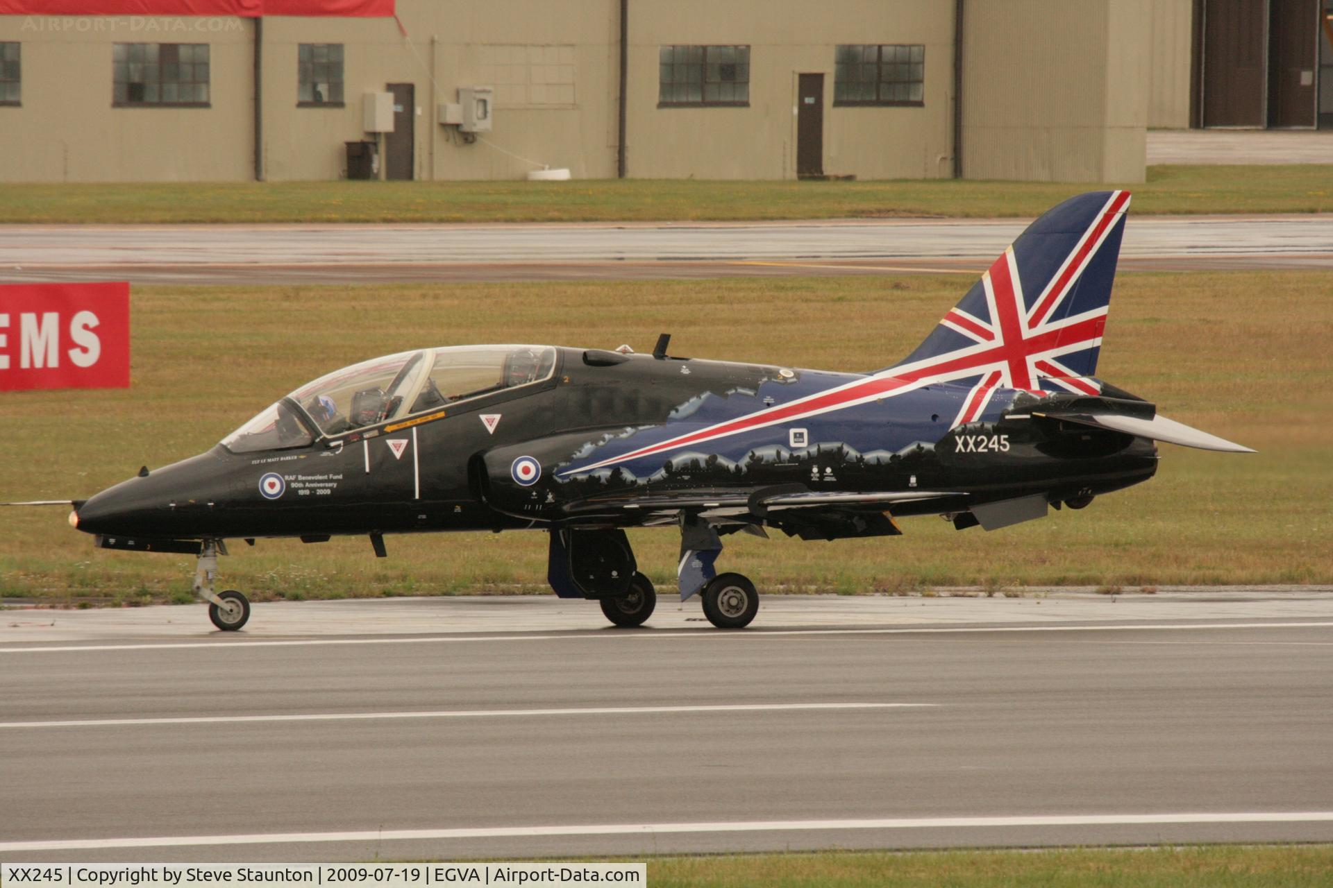 XX245, 1978 Hawker Siddeley Hawk T.1 C/N 081/312081, Taken at the Royal International Air Tattoo 2009