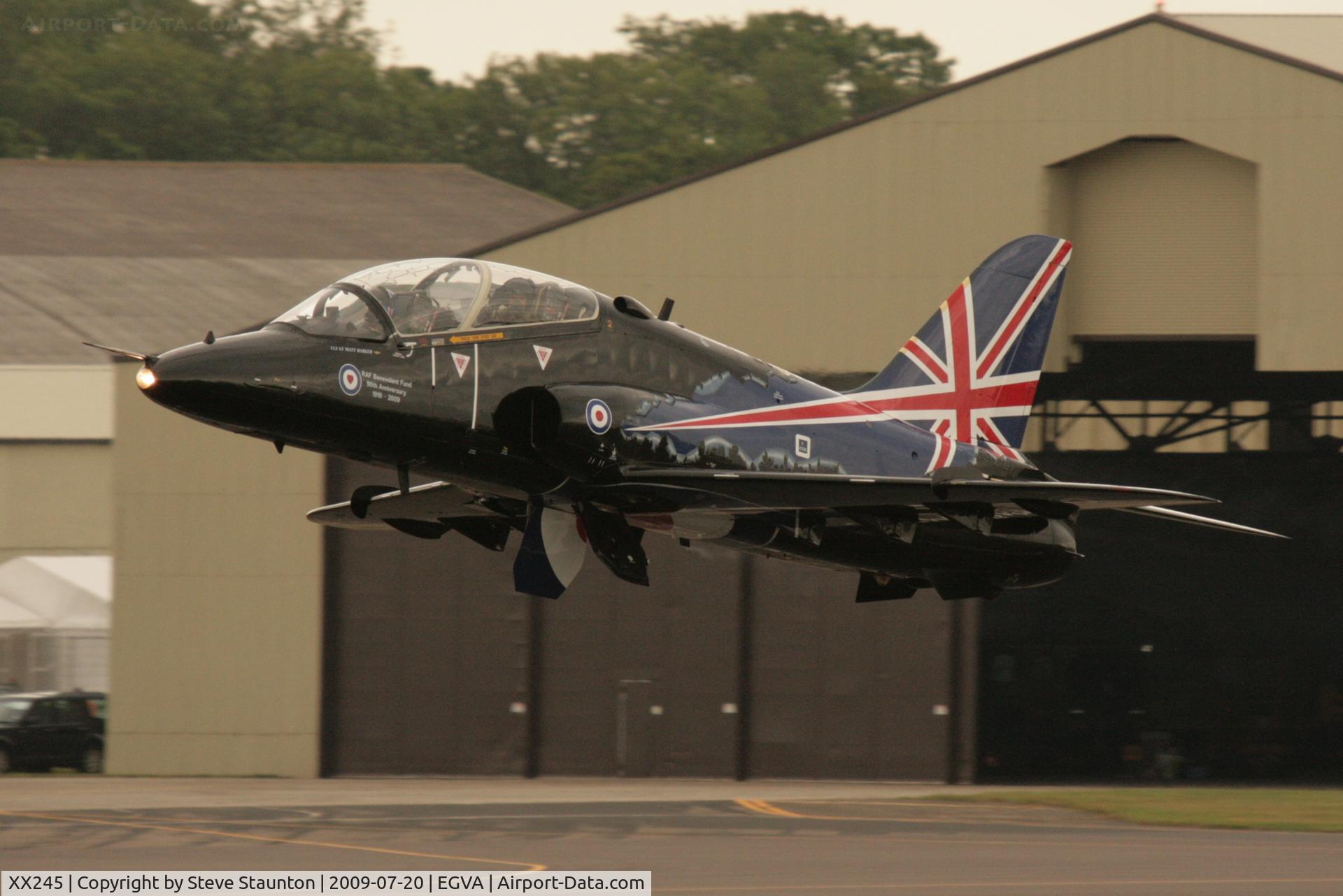 XX245, 1978 Hawker Siddeley Hawk T.1 C/N 081/312081, Taken at the Royal International Air Tattoo 2009