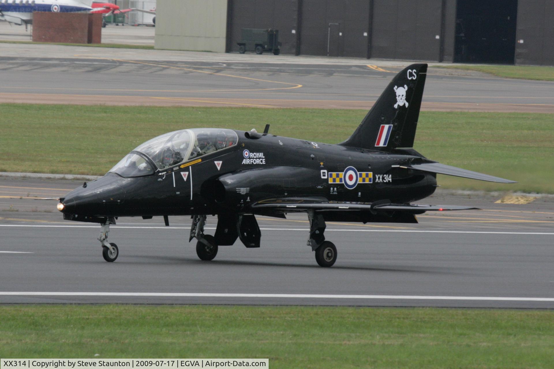 XX314, 1980 Hawker Siddeley Hawk T.1W C/N 150/312139, Taken at the Royal International Air Tattoo 2009