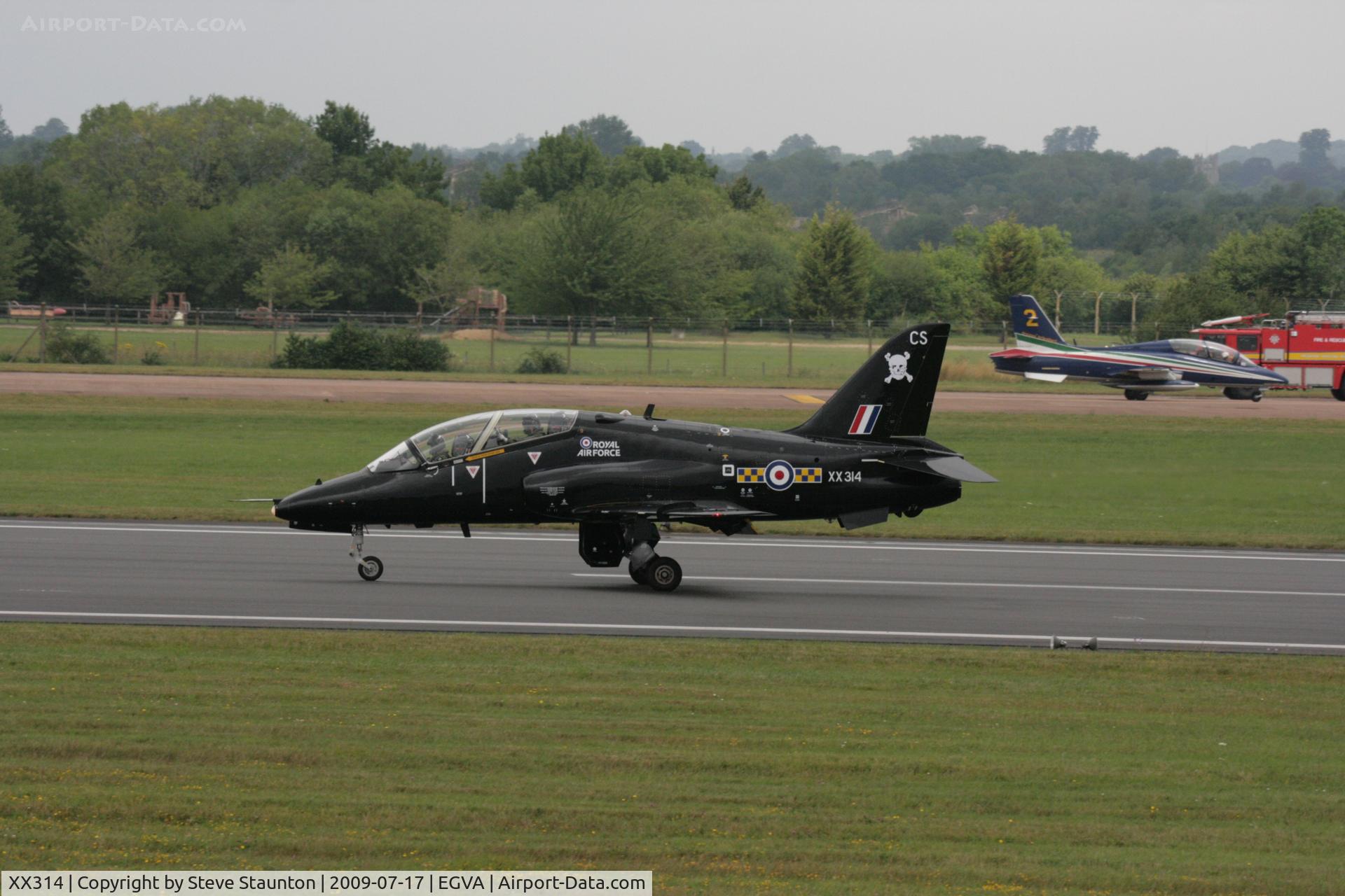 XX314, 1980 Hawker Siddeley Hawk T.1W C/N 150/312139, Taken at the Royal International Air Tattoo 2009