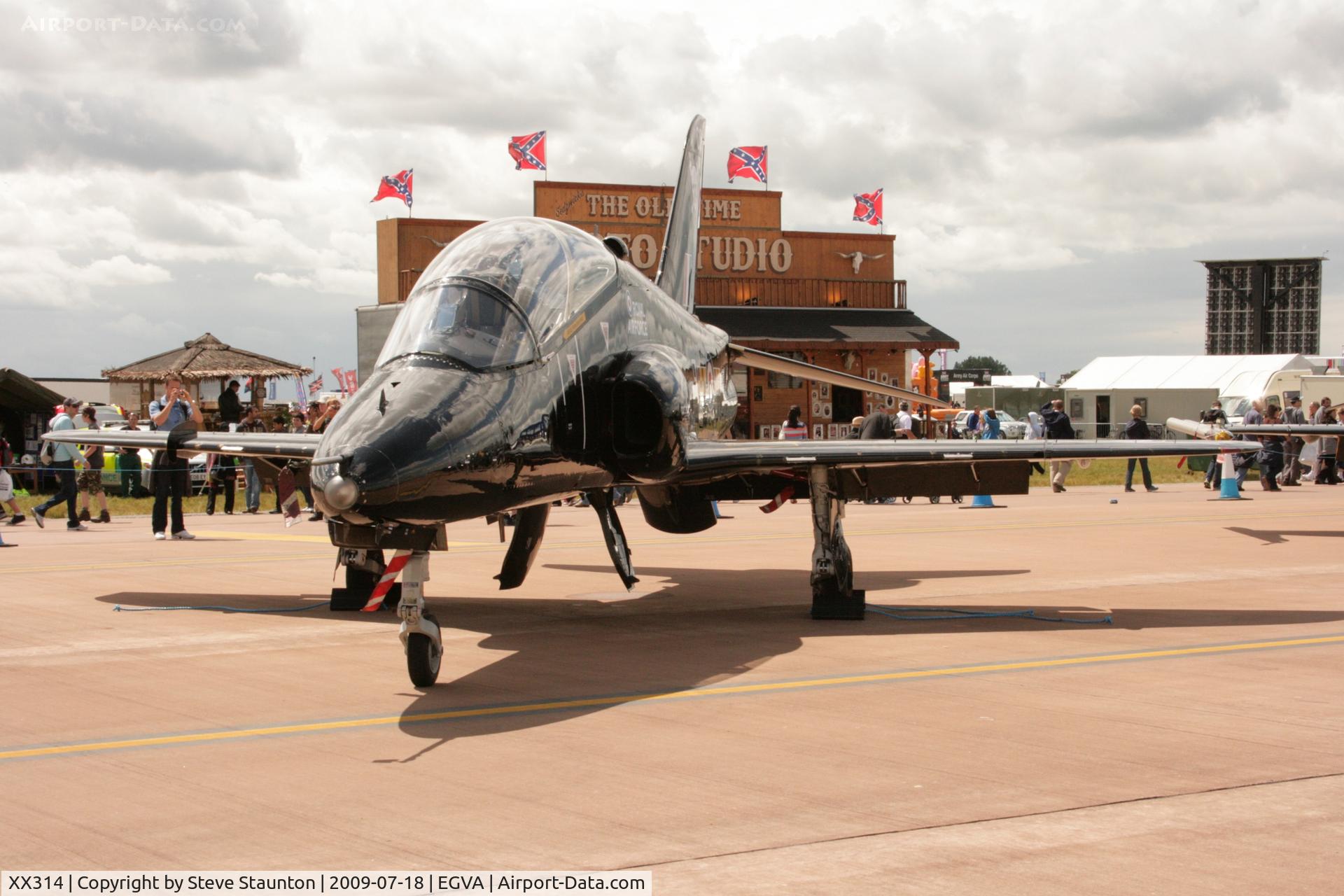 XX314, 1980 Hawker Siddeley Hawk T.1W C/N 150/312139, Taken at the Royal International Air Tattoo 2009