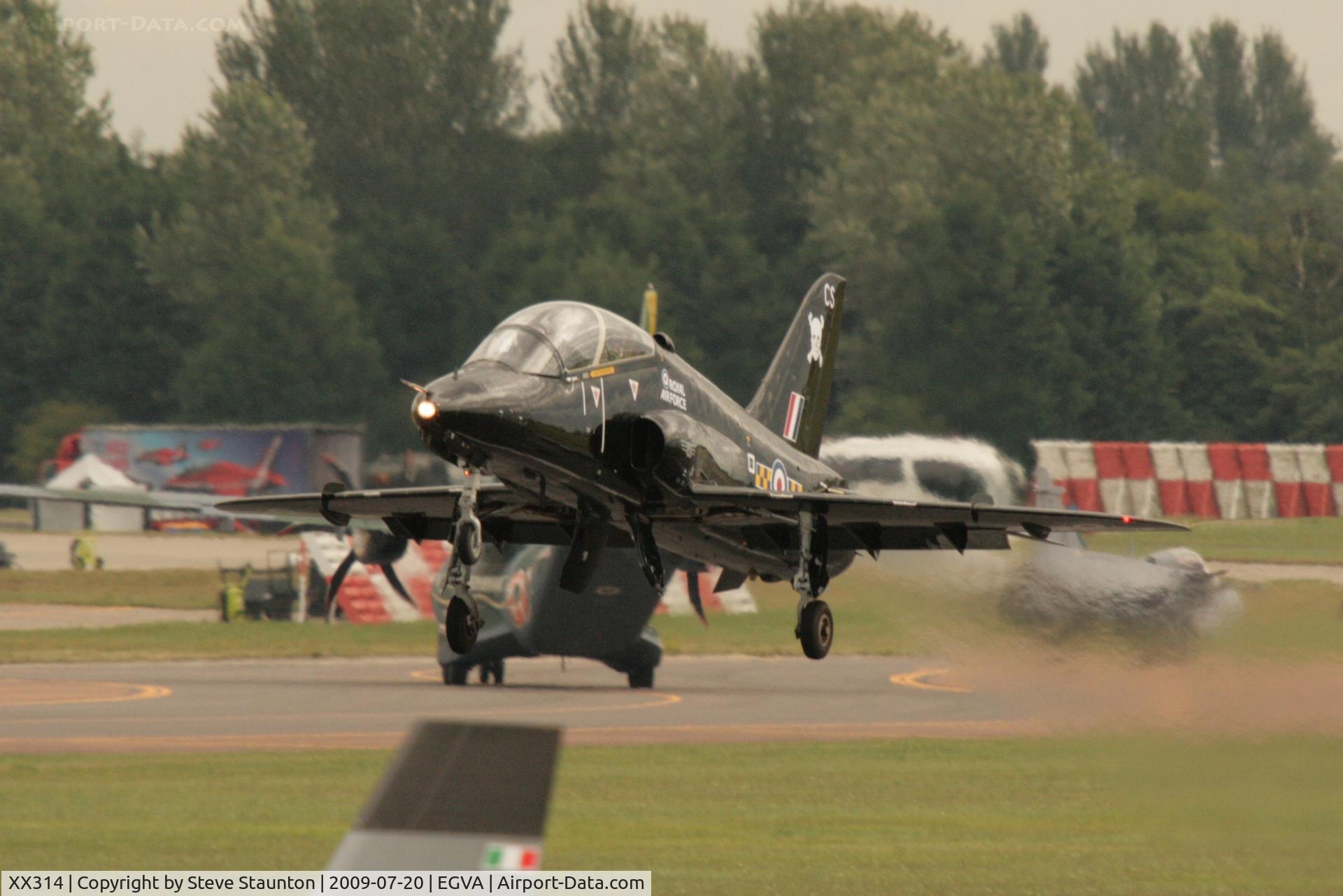 XX314, 1980 Hawker Siddeley Hawk T.1W C/N 150/312139, Taken at the Royal International Air Tattoo 2009