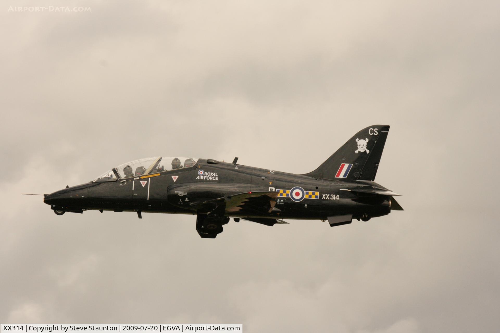 XX314, 1980 Hawker Siddeley Hawk T.1W C/N 150/312139, Taken at the Royal International Air Tattoo 2009