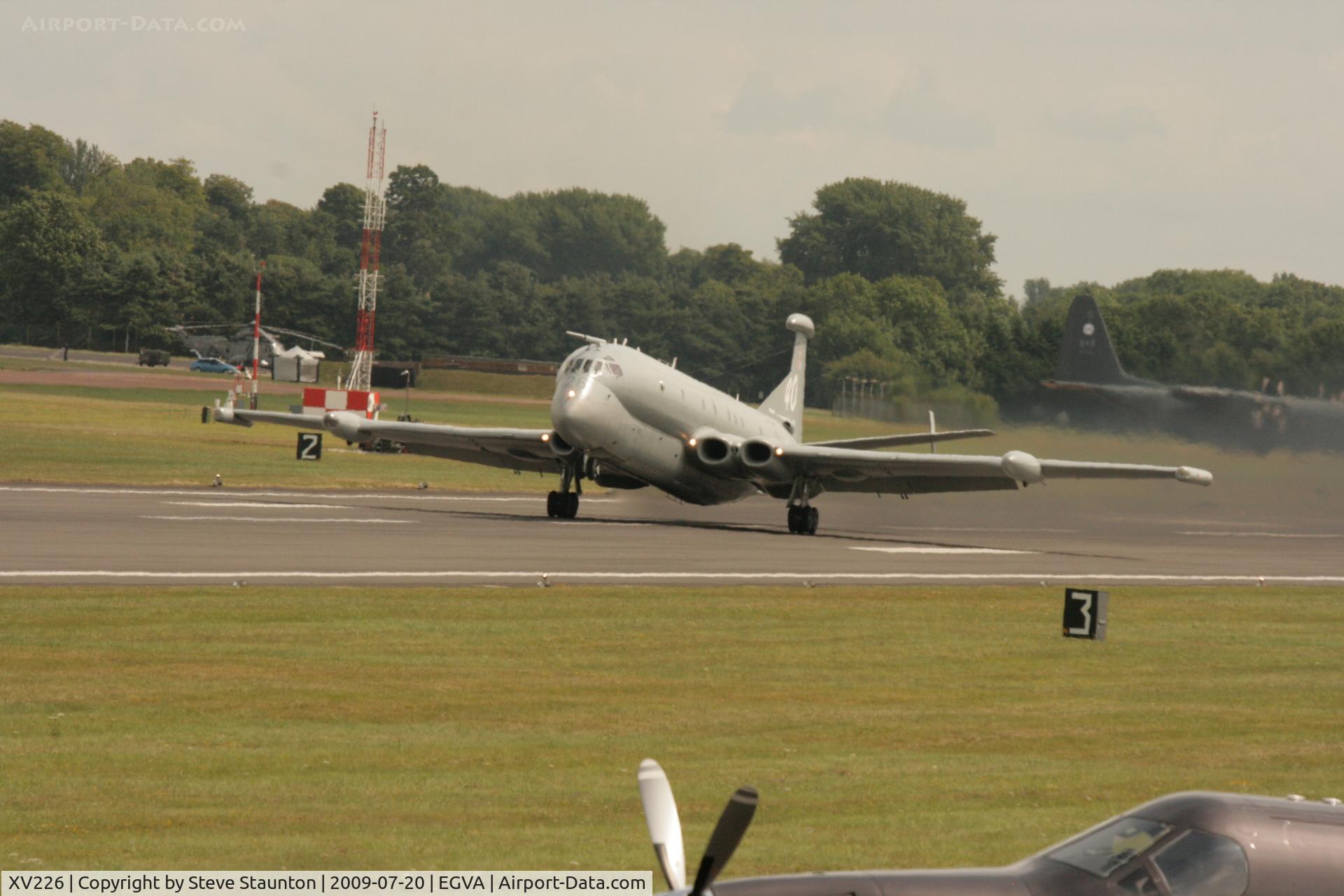 XV226, 1968 Hawker Siddeley Nimrod MR.2 C/N 8001, Taken at the Royal International Air Tattoo 2009
