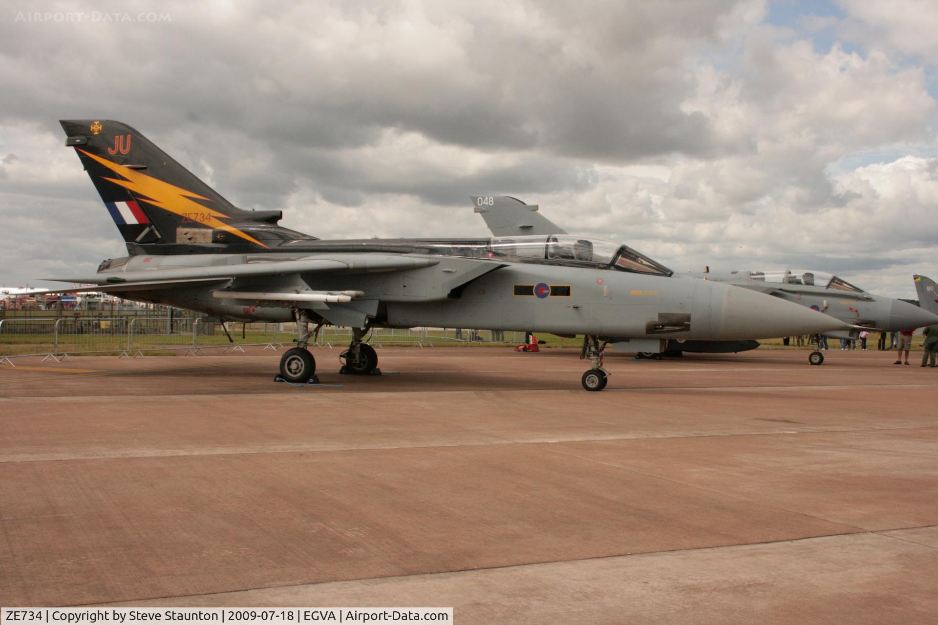 ZE734, 1988 Panavia Tornado F.3 C/N 664/AS050/3298, Taken at the Royal International Air Tattoo 2009
