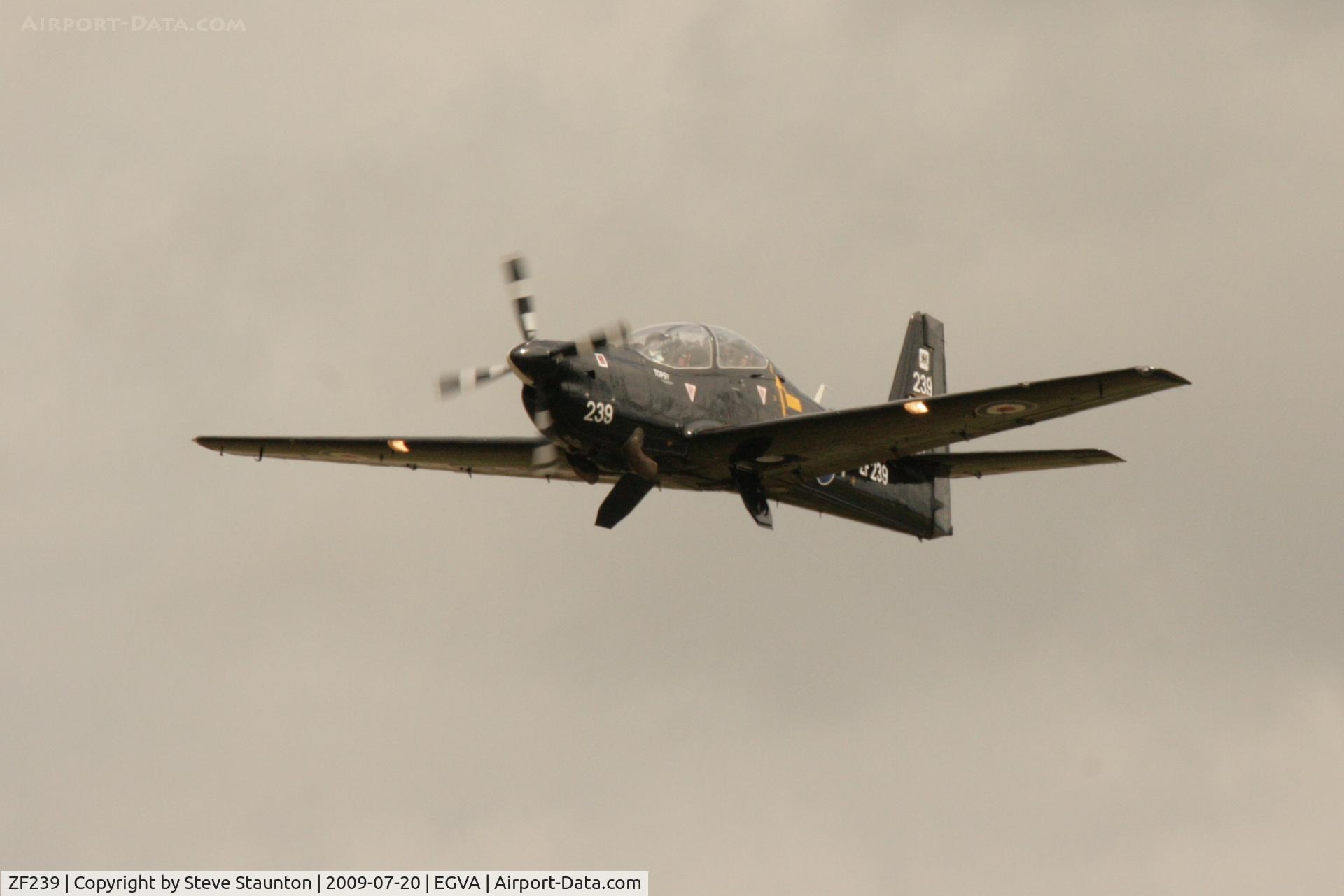 ZF239, 1990 Short S-312 Tucano T1 C/N S041/T39, Taken at the Royal International Air Tattoo 2009
