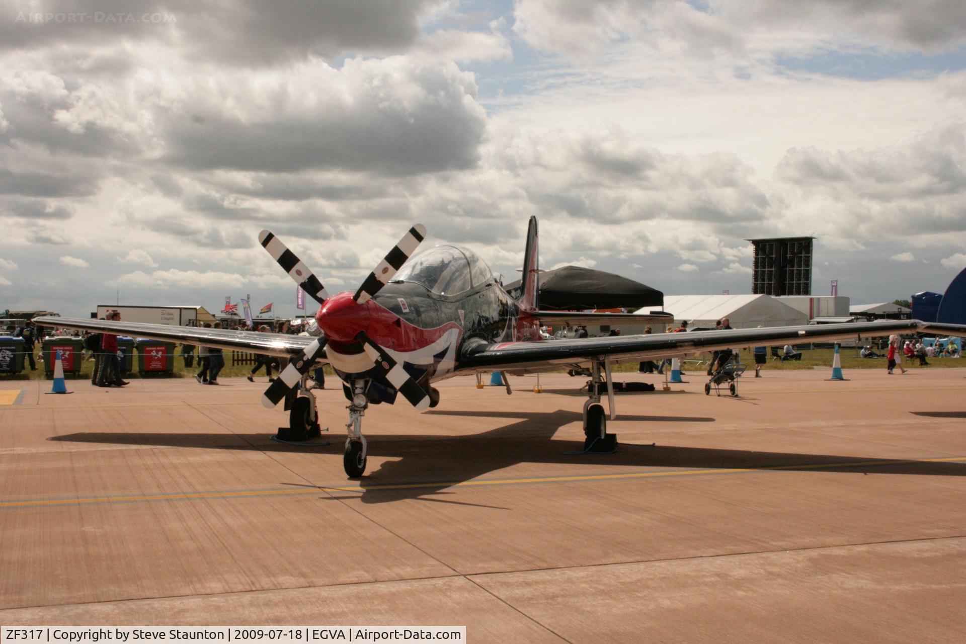 ZF317, Short S-312 Tucano T1 C/N S098/T69, Taken at the Royal International Air Tattoo 2009