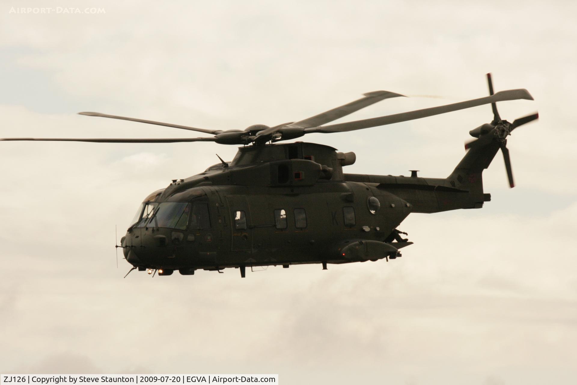 ZJ126, 2000 Westland Merlin HC.3 C/N 50141/RAF10, Taken at the Royal International Air Tattoo 2009
