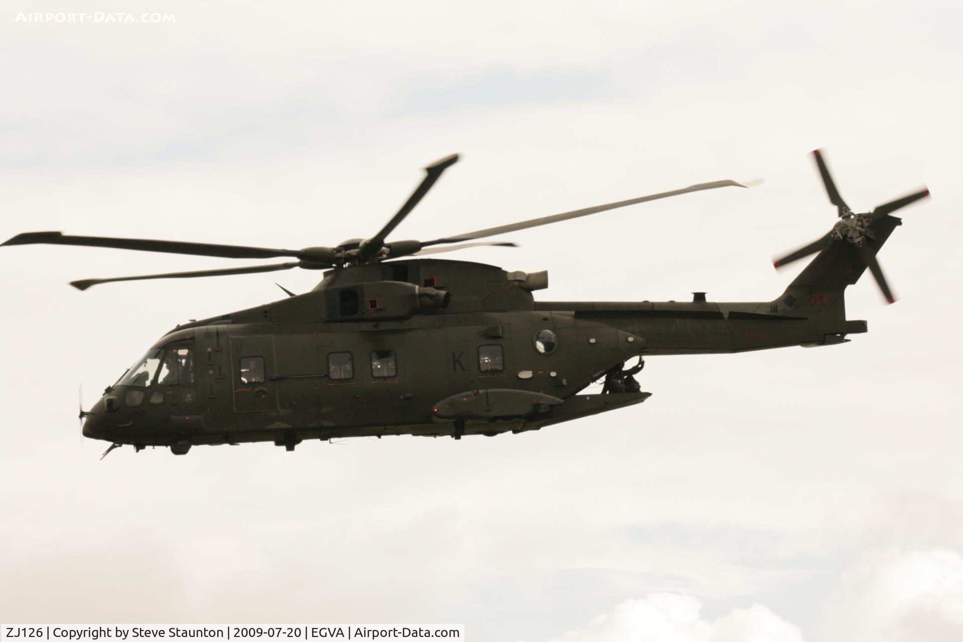 ZJ126, 2000 Westland Merlin HC.3 C/N 50141/RAF10, Taken at the Royal International Air Tattoo 2009