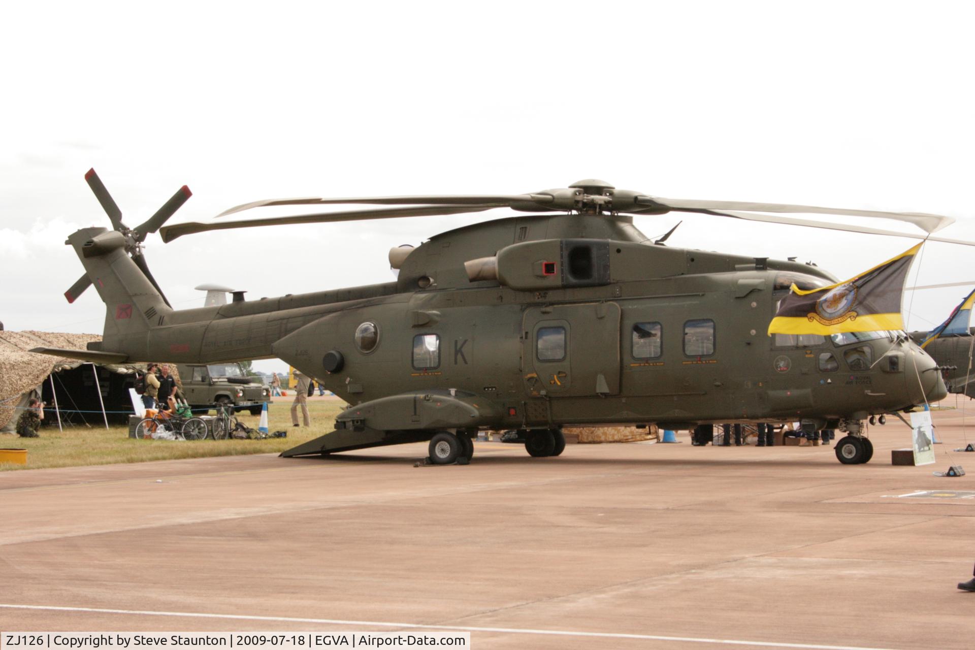 ZJ126, 2000 Westland Merlin HC.3 C/N 50141/RAF10, Taken at the Royal International Air Tattoo 2009