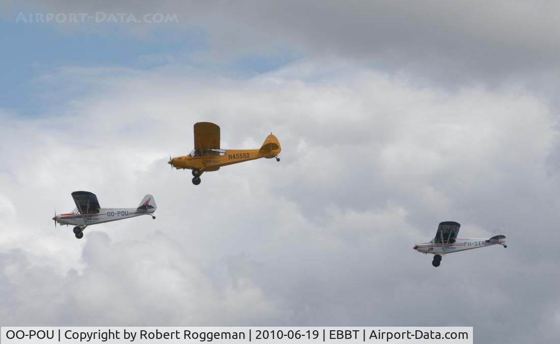 OO-POU, 1962 Piper PA-18-150 Super Cub C/N 18-7865, Brasschaat Airfield 100 years.OO-POU N45552 PH-SER CNE air