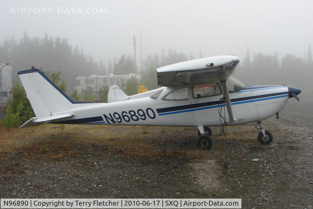 N96890, 1967 Cessna R172E C/N R172-0118, 1967 Cessna R172E, c/n: R172-0118 at a misty Soldotna