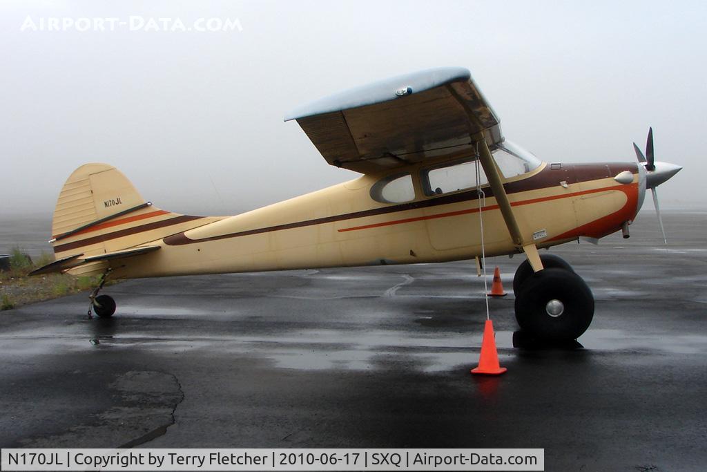 N170JL, 1953 Cessna 170B C/N 25560, 1953 Cessna 170B, c/n: 25560 at Soldotna
