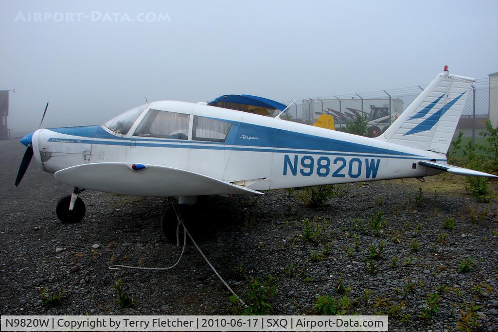 N9820W, 1967 Piper PA-28-140 C/N 28-23322, 1967 Piper PA-28-140, c/n: 28-23322 at Soldotna