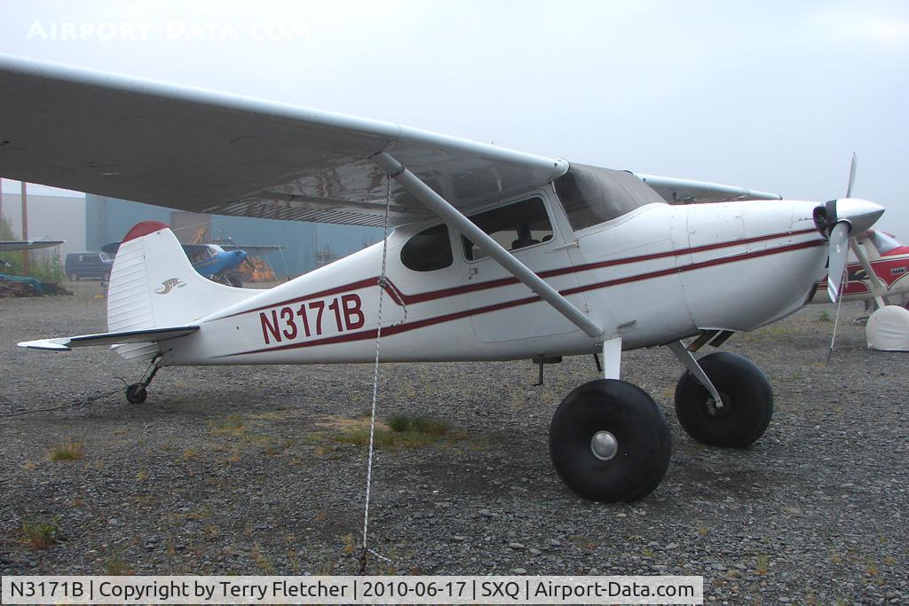N3171B, 1952 Cessna 170B C/N 25413, 1952 Cessna 170B, c/n: 25413 at Soldotna