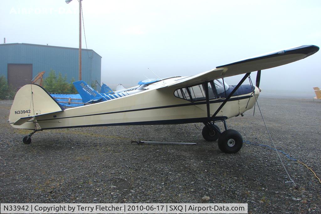 N33942, 1941 Taylorcraft BC12-D C/N 2792, 1941 Taylorcraft BC12-D, c/n: 2792 at Soldotna