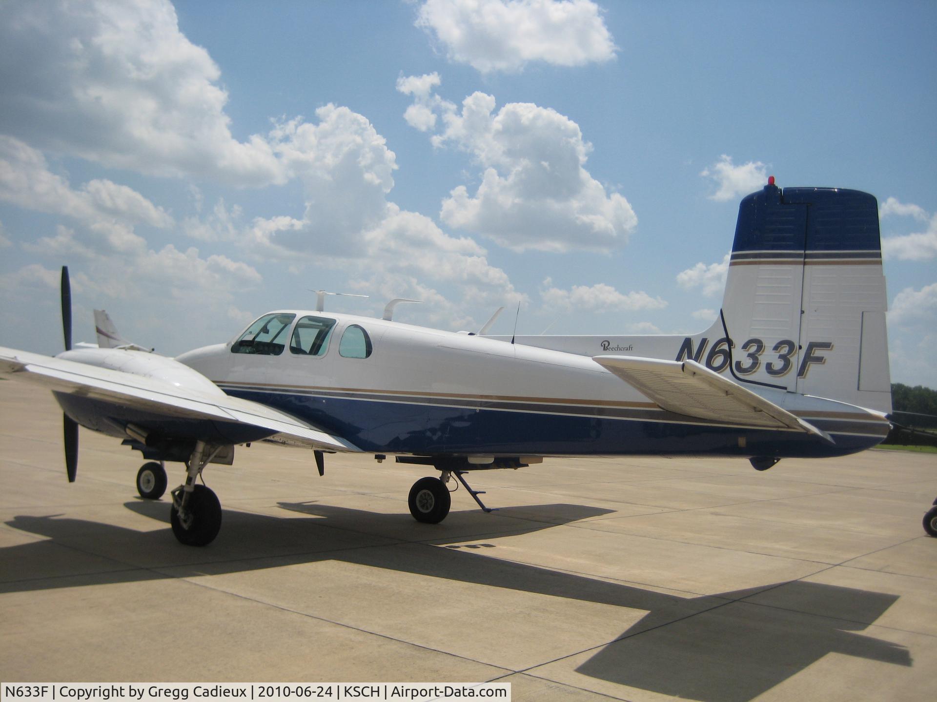N633F, 1954 Beech B50 C/N CH-70, Sitting Proud!