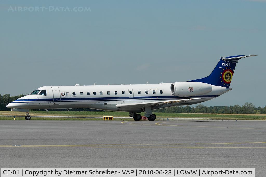 CE-01, 2001 Embraer ERJ-135LR (EMB-135LR) C/N 145449, Belgian Air Force Embraer 145
