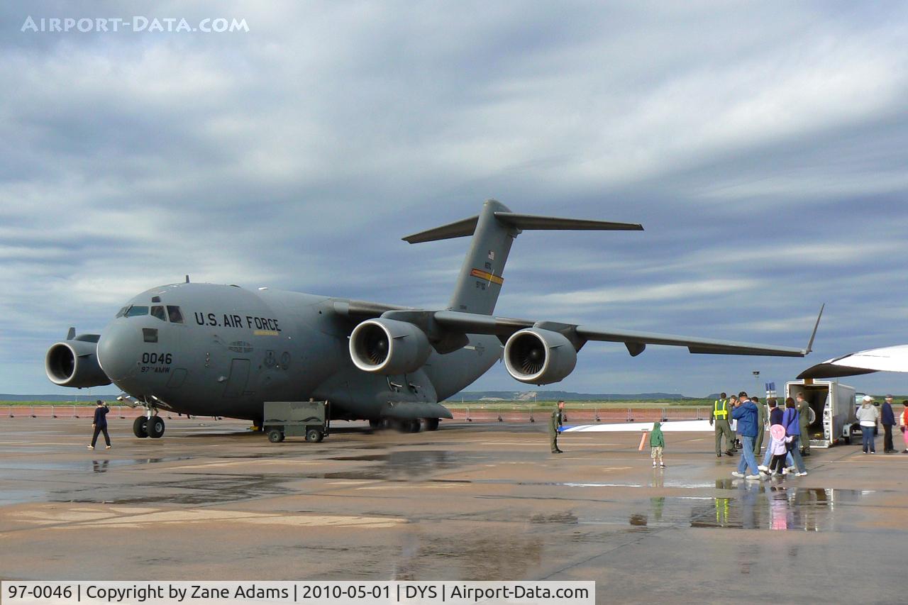 97-0046, 1997 Boeing C-17A Globemaster III C/N P-46, At the B-1B 25th Anniversary Airshow - Big Country Airfest, Dyess AFB, Abilene, TX