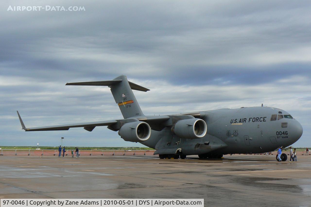 97-0046, 1997 Boeing C-17A Globemaster III C/N P-46, At the B-1B 25th Anniversary Airshow - Big Country Airfest, Dyess AFB, Abilene, TX
