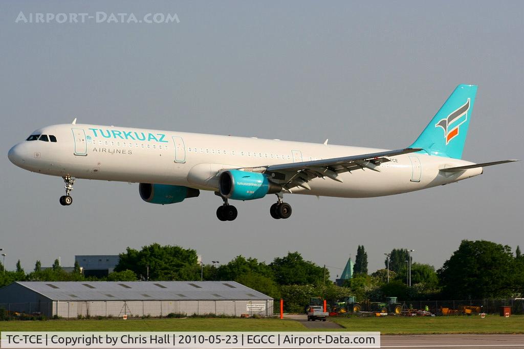 TC-TCE, 1997 Airbus A321-211 C/N 666, Turkuaz Airlines