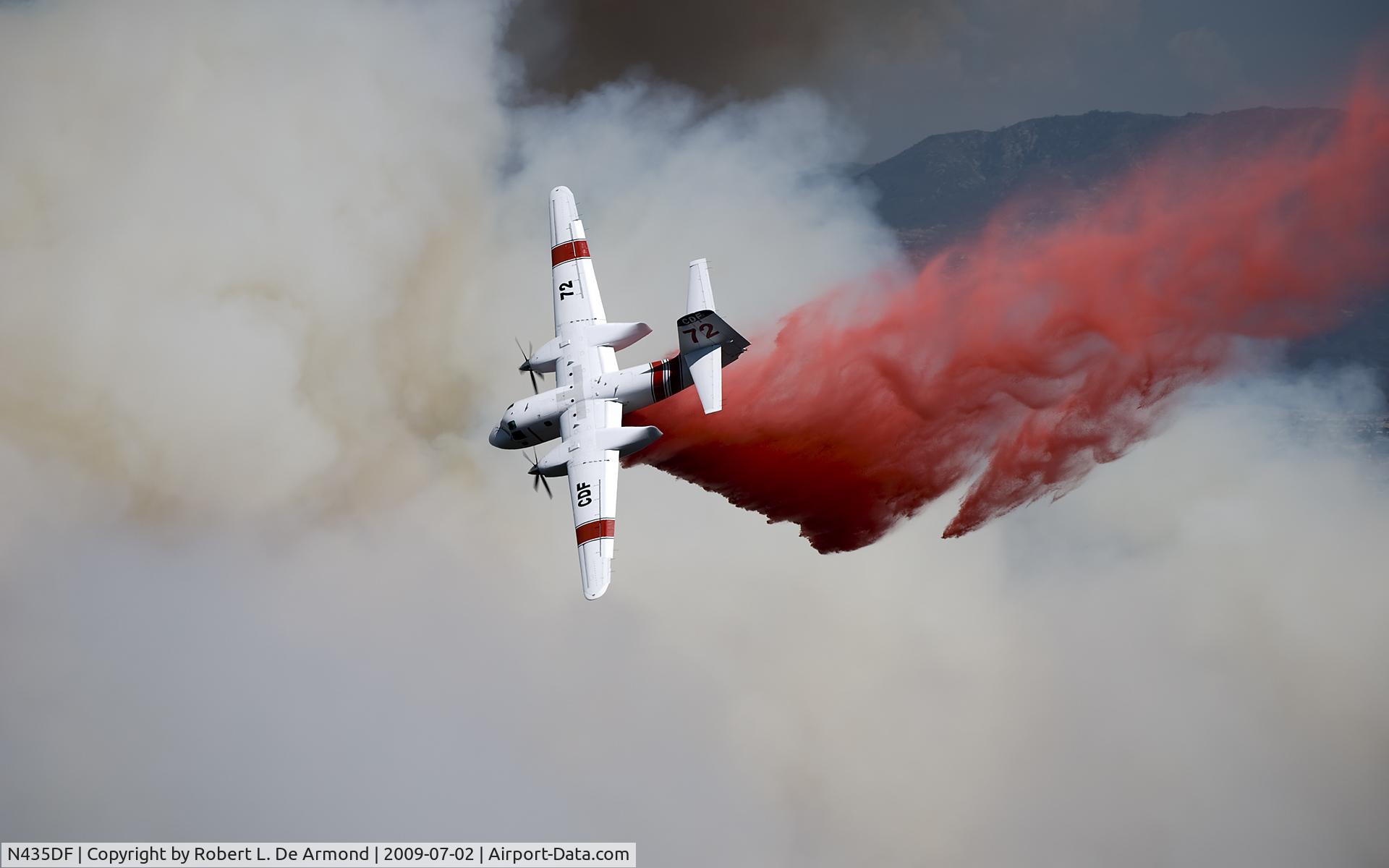 N435DF, 2001 Marsh Aviation S-2F3AT C/N 153573, Photographed over De Luz, California