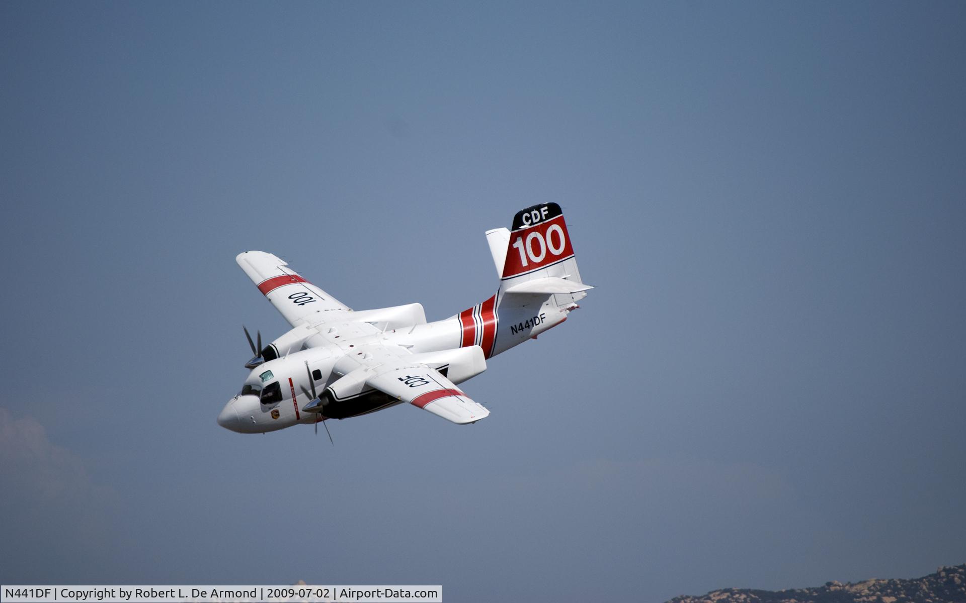 N441DF, 2003 Marsh Aviation S-2F3AT C/N 152808, Photographed over De Luz, California