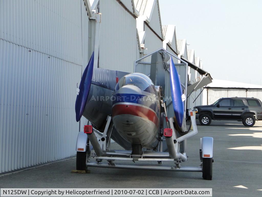 N125DW, 1972 Let L-13 Blanik C/N 175028, all folded up, placed on a trailer and ready to go find some thermals
