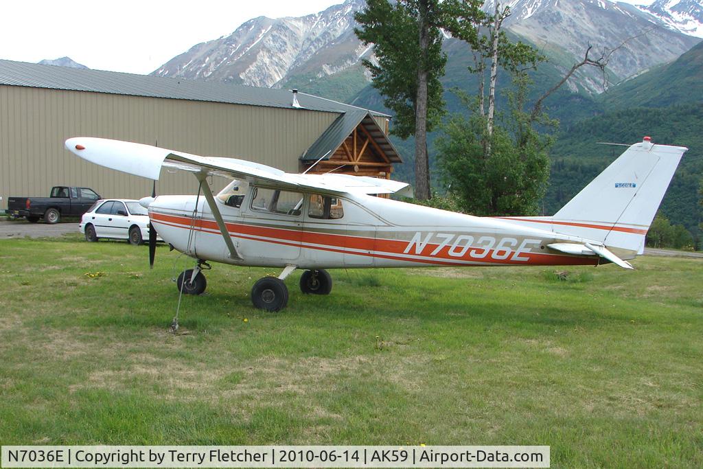 N7036E, 1960 Cessna 175A Skylark C/N 56536, 1960 Cessna 175A, c/n: 56536 at King Ranch