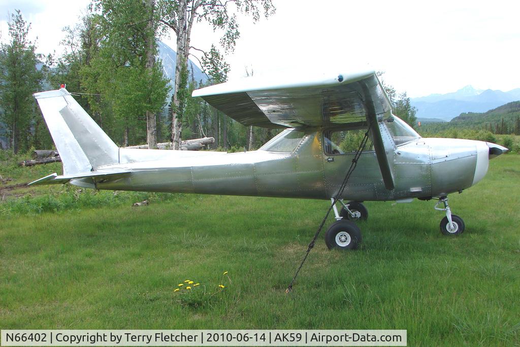 N66402, 1974 Cessna 150M C/N 15076025, 1974 Cessna 150M, c/n: 15076025 in bare metal at King Ranch