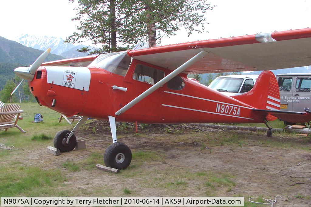 N9075A, 1949 Cessna 170A C/N 18834, 1949 Cessna 170A, c/n: 18834 of Kingdom Air Corps at King Ranch