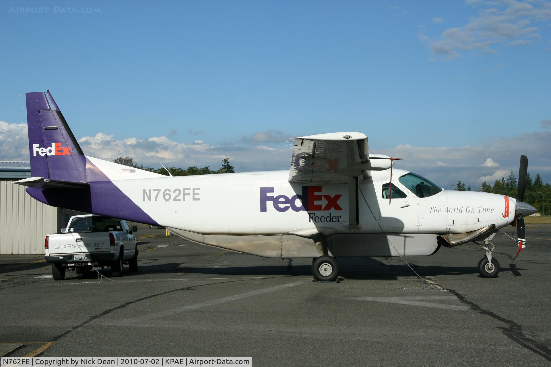 N762FE, 1991 Cessna 208B Grand Caravan C/N 208B0255, KPAE