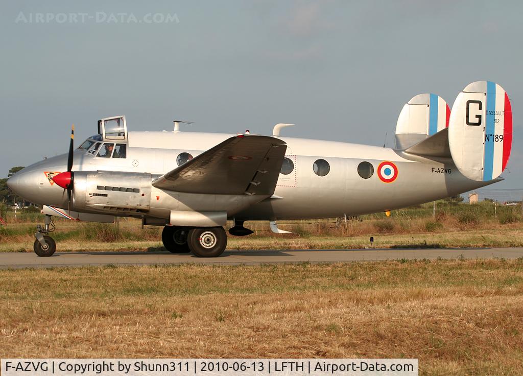 F-AZVG, Dassault MD-312 Flamant C/N 189, Participant of the LFTH Open Day 2010...