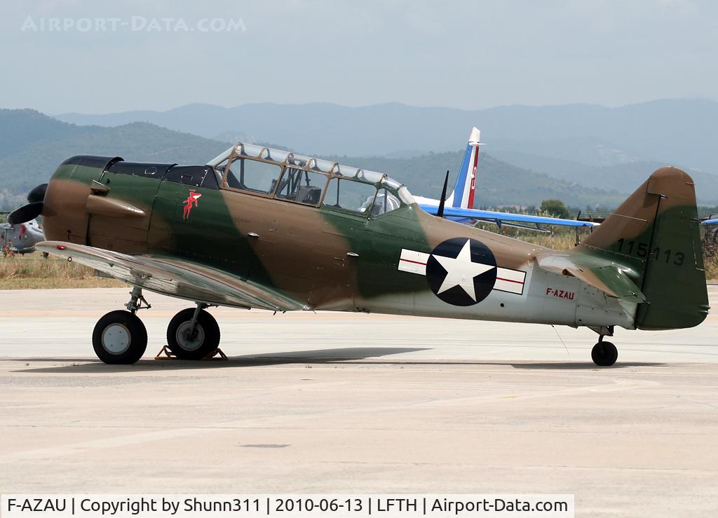F-AZAU, 1951 North American T-6G Texan C/N 182-800, Participant of the LFTH Open Day 2010...