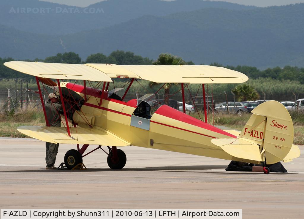 F-AZLD, Stampe-Vertongen SV-4B C/N 01-97, Participant of the LFTH Open Day 2010...