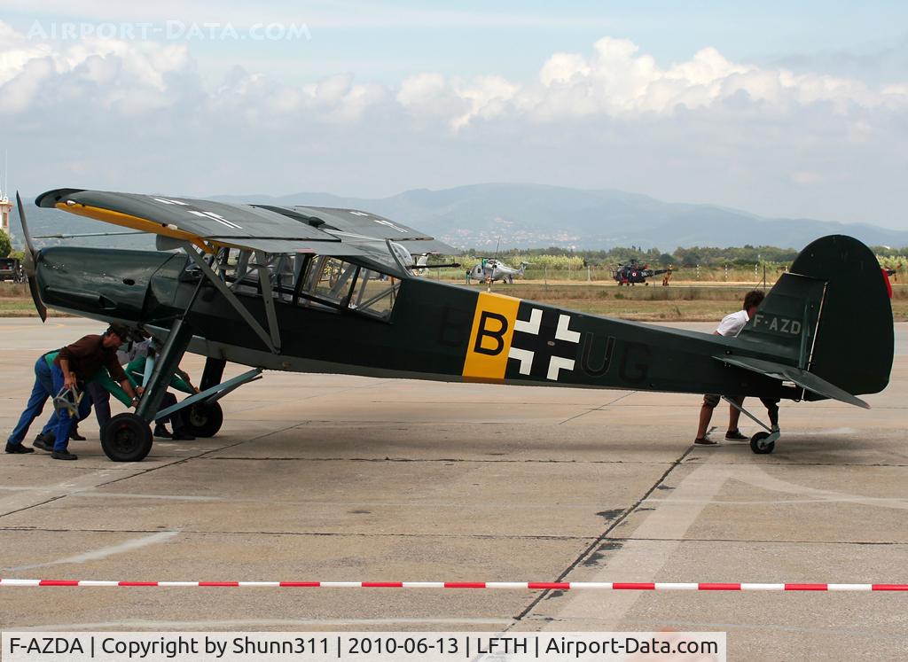 F-AZDA, Morane-Saulnier MS-500 Criquet C/N 226, Participant of the LFTH Open Day 2010...