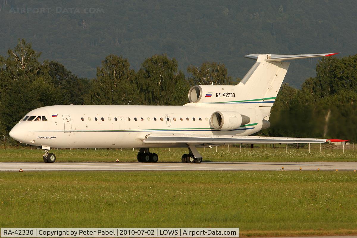RA-42330, Yakovlev Yak-42D C/N 4250422505122, Tulpar Air Service