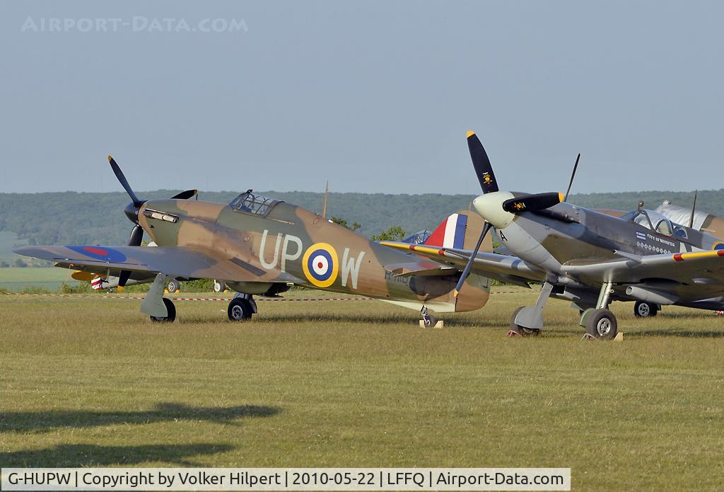 G-HUPW, 1940 Hawker Hurricane I C/N G592301, at lffq