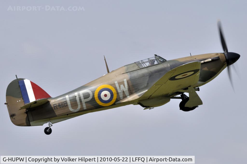 G-HUPW, 1940 Hawker Hurricane I C/N G592301, at lffq
