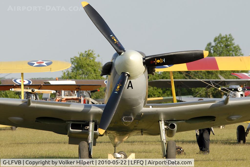 G-LFVB, 1942 Supermarine 349 Spitfire LF.Vb C/N CBAF.2403, at lffq