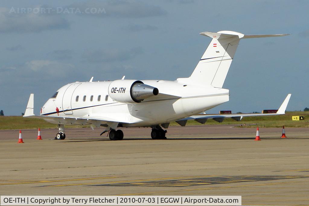 OE-ITH, 2005 Bombardier Challenger 604 (CL-600-2B16) C/N 5636, 2005 Bombardier CL-600-2B16, c/n: 5636 at Luton UK