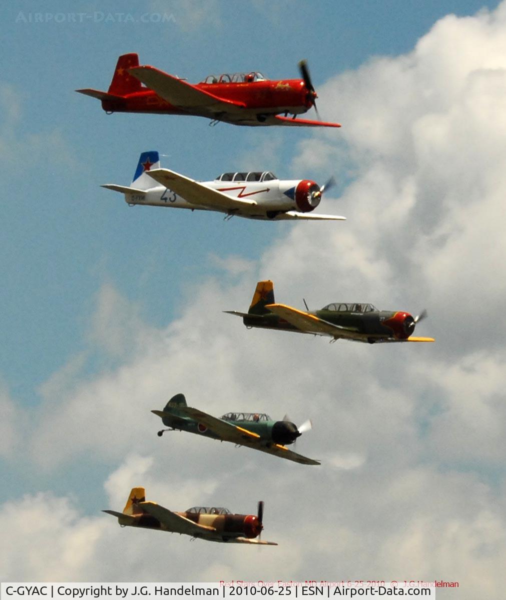 C-GYAC, 1965 Nanchang CJ-6A C/N 1232028, Red Formation Leader