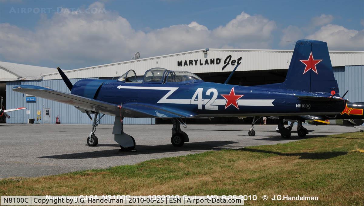 N8100C, 1964 Nanchang CJ-6A C/N 1032010, Mission ready at  Easton MD