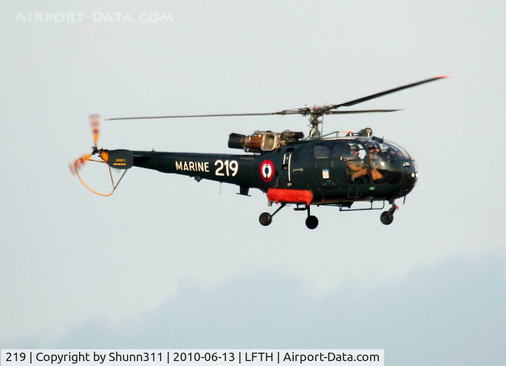 219, Sud SE-3130 Alouette II C/N 1219, During LFTH Open Day 2010...