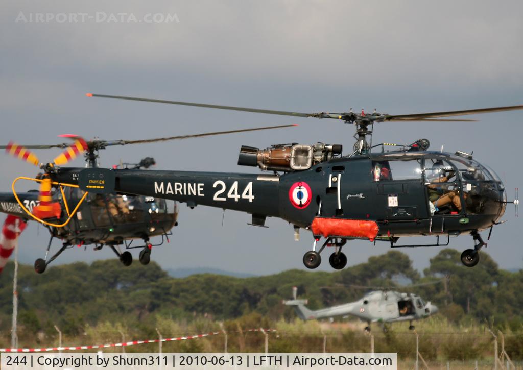 244, Sud SE-3160 Alouette III C/N 1244, Used as a demo during LFTH Open Day 2010...