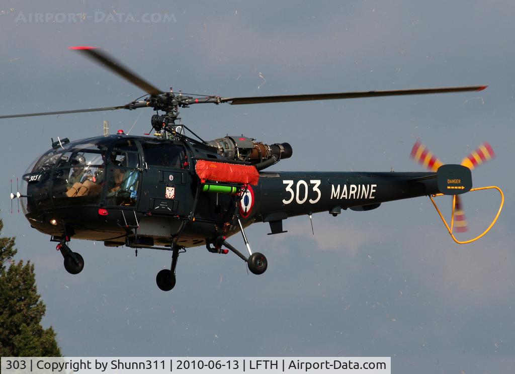 303, Sud Aviation SA-319B Alouette III C/N 2303, Used as a demo during LFTH Open Day...
