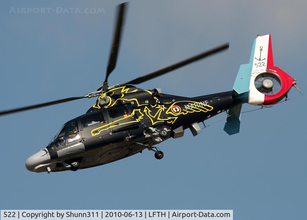 522, Eurocopter AS-565SA Panther C/N 6522, Used as a demo during LFTH Open Day 2010... With special c/s !!!